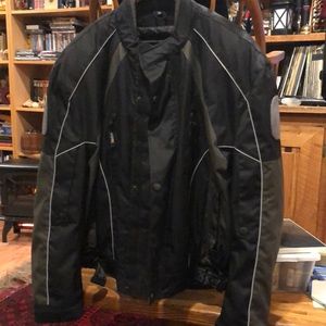 XELEMENT Motorcycle Mens Jacket 5XL (Really 2XL).Zip-Out Liner.New